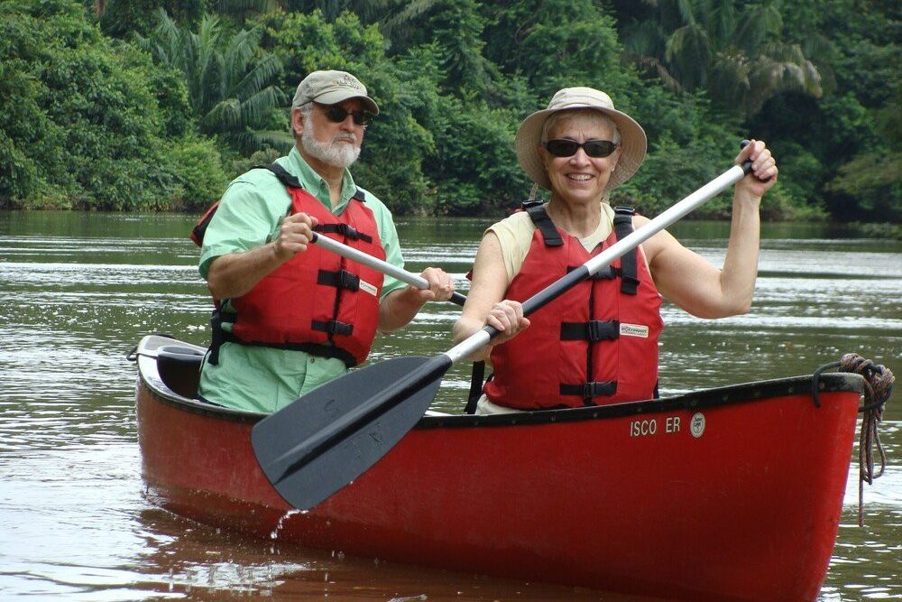 Kano in de jungle van Costa Rica